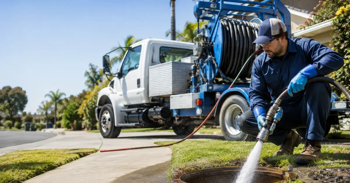 Hydro jet sewer cleaning Canyon